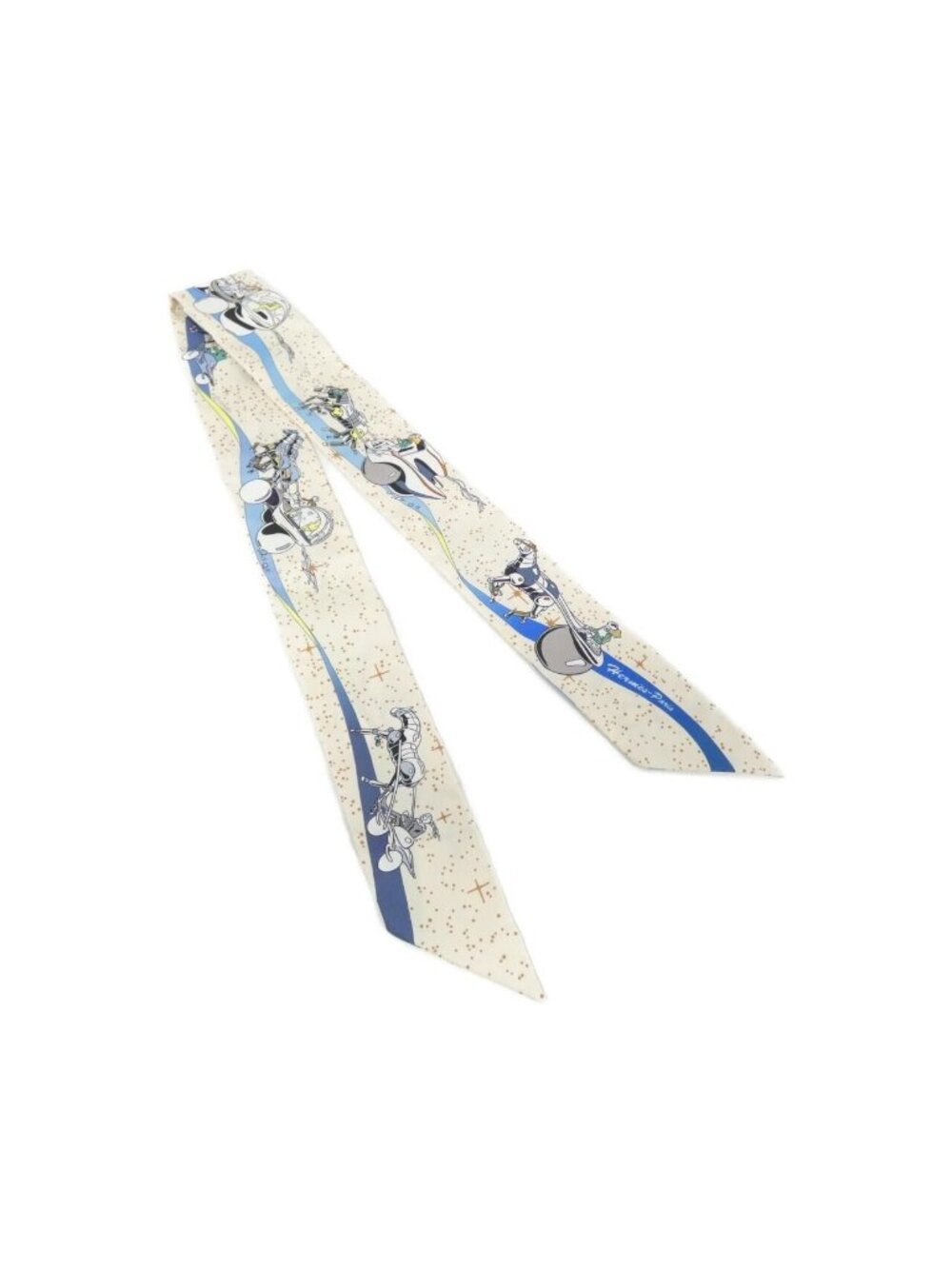 Hermes Space Derby Twilly Scarf